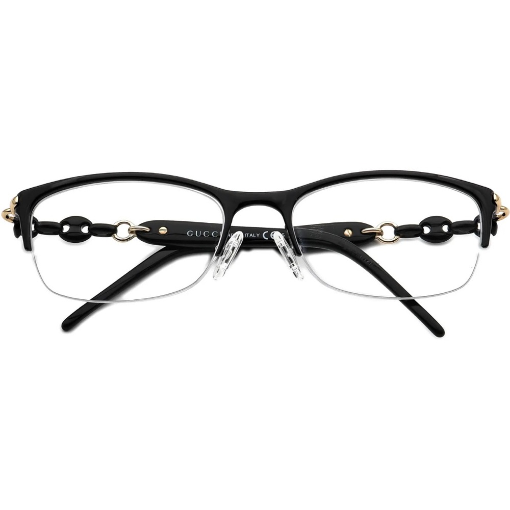 Gucci Half Rim Eyeglasses